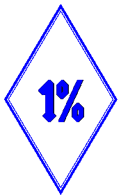 Losange: 1%  